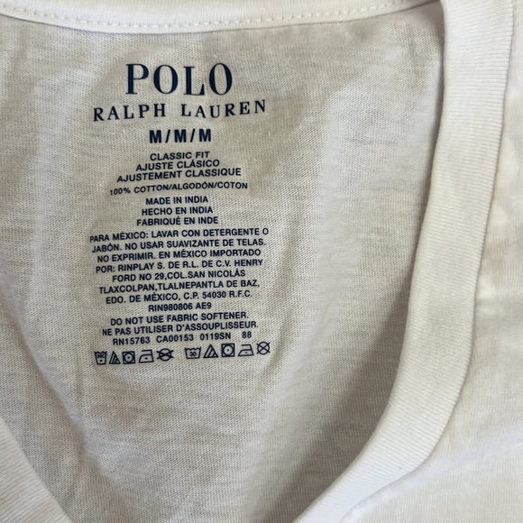 SOLD - Ralph Lauren undershirt - Picture 4 of 4